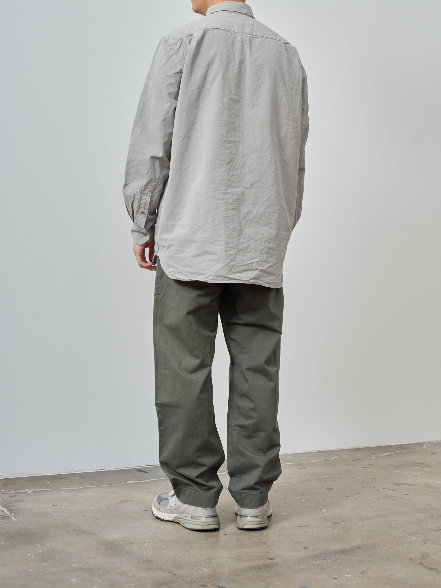 Namu Shop - Casey Casey Big Raccourcie Shirt - Light Gray