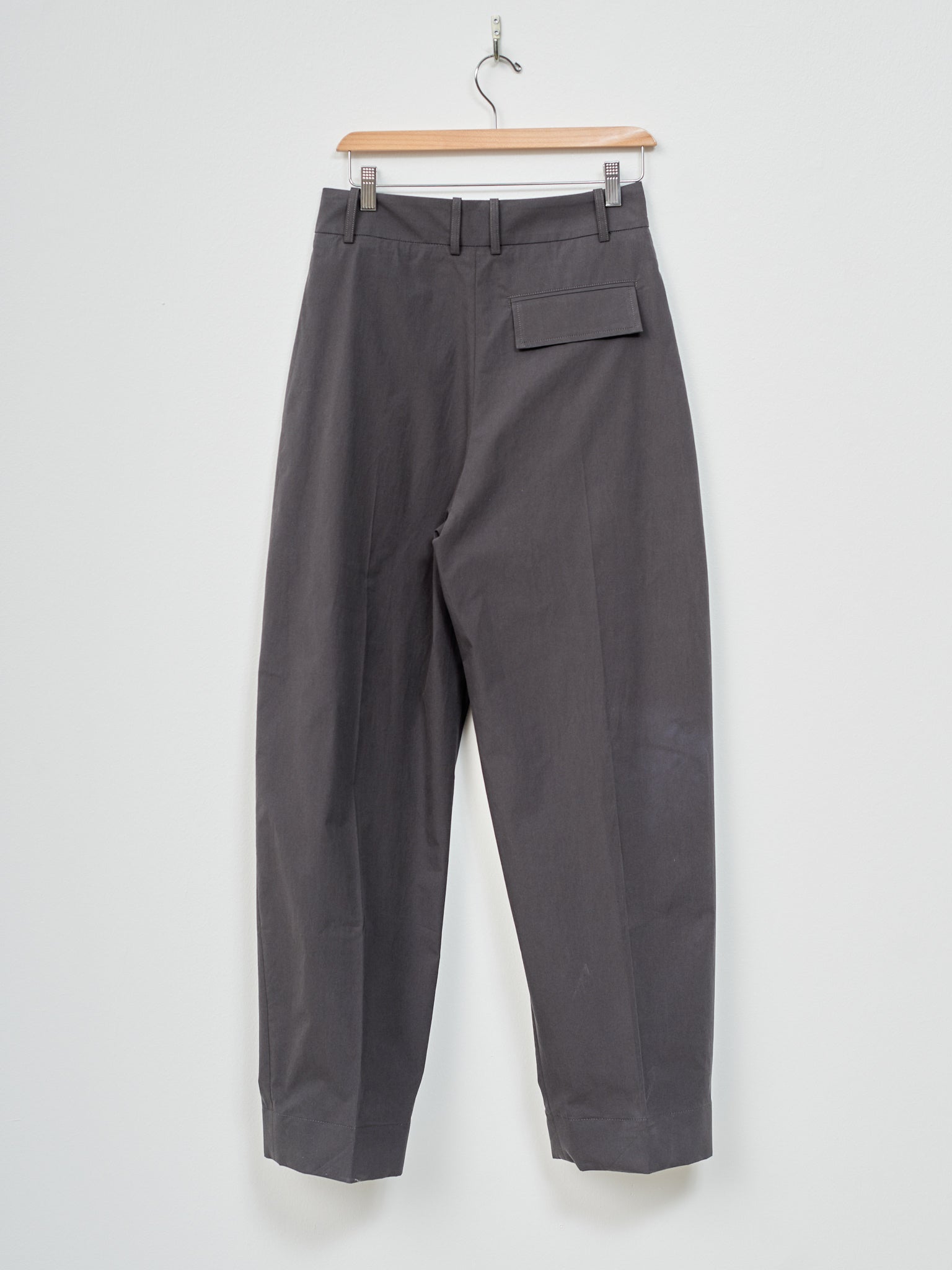 Namu Shop - Studio Nicholson Acuna Double Pleat Front Pant - Asphalt