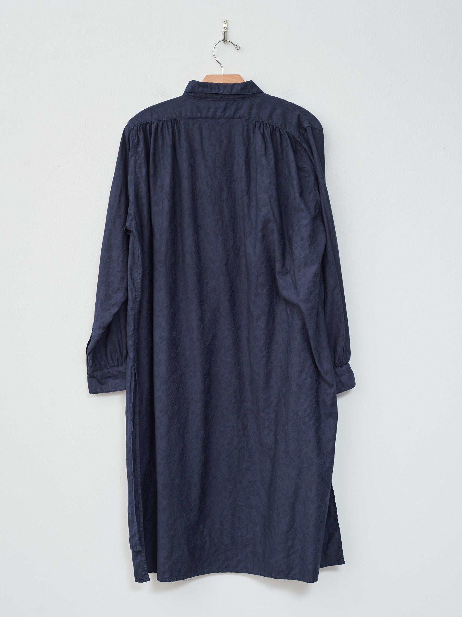 Namu Shop - Ichi Antiquites Azumadaki Vintage French Cotton Pullover Shirt - Navy