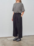 Namu Shop - Veritecoeur Shirring Tuck Pants - Gray