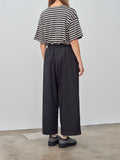 Namu Shop - Veritecoeur Shirring Tuck Pants - Gray