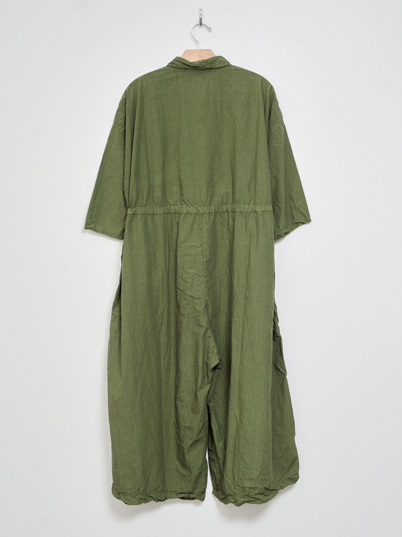 Namu Shop - Album di Famiglia Oversized Collar Jumpsuit TC - Green Lawn