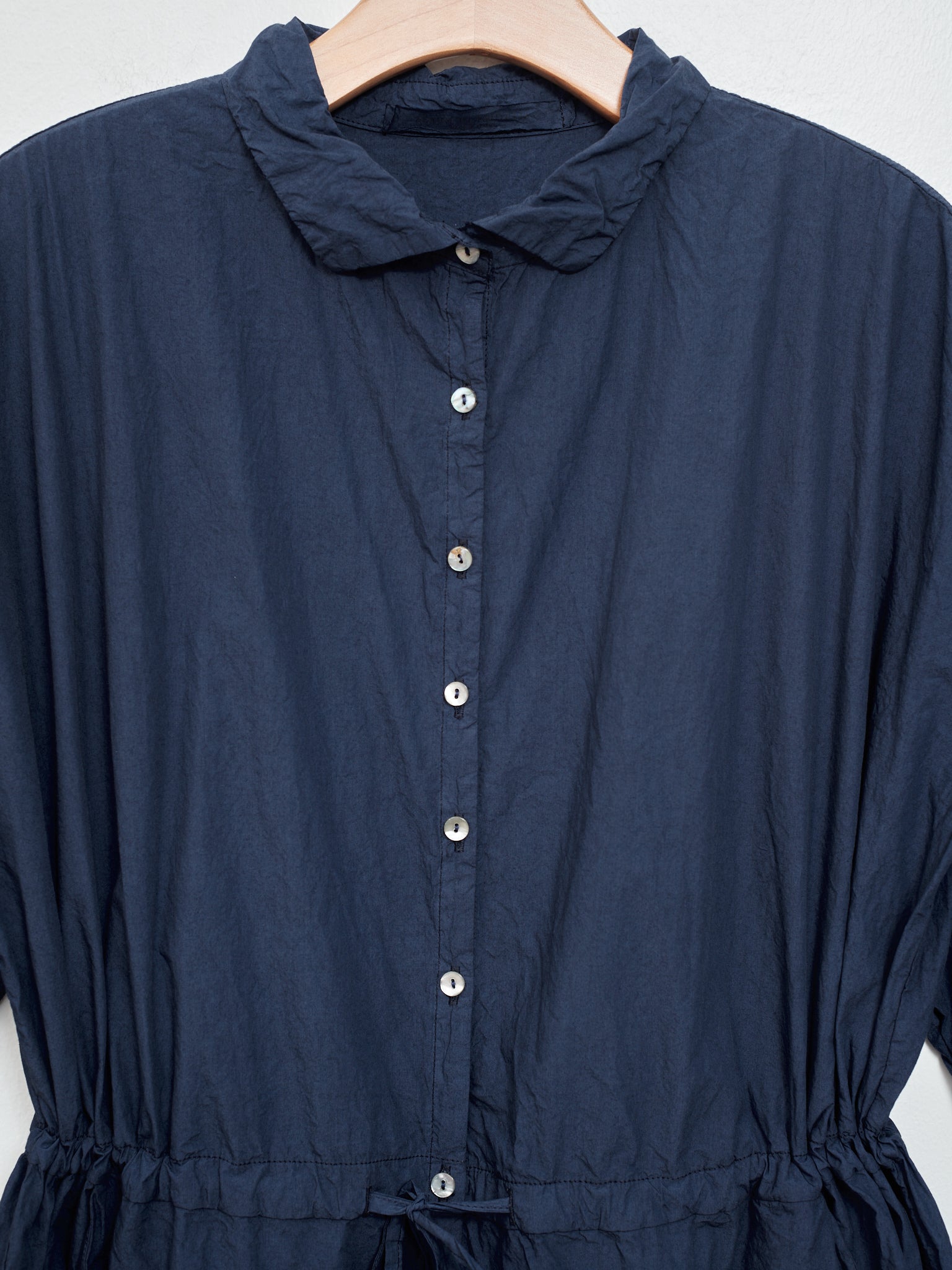 Namu Shop - Album di Famiglia Oversized Collar Jumpsuit TC - Navy