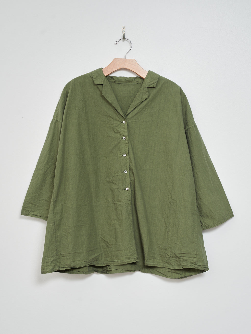 Namu Shop - Album di Famiglia Loose Shirt TC - Green Lawn