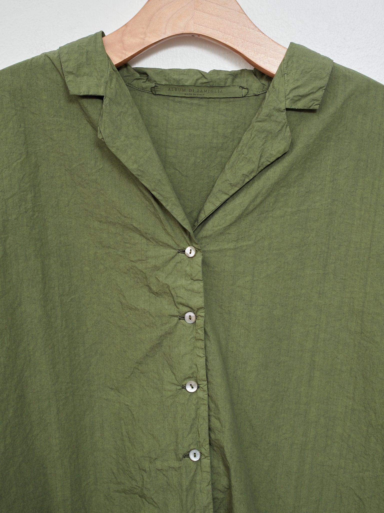 Namu Shop - Album di Famiglia Loose Shirt TC - Green Lawn