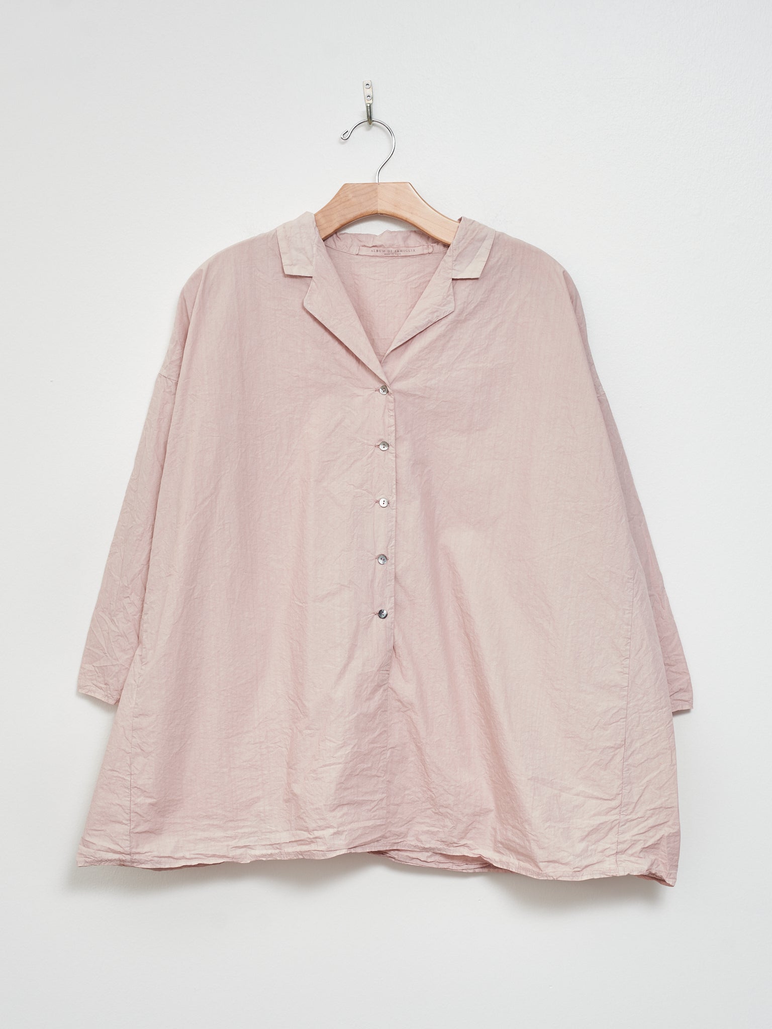 Namu Shop - Album di Famiglia Loose Shirt TC - Petal Pink
