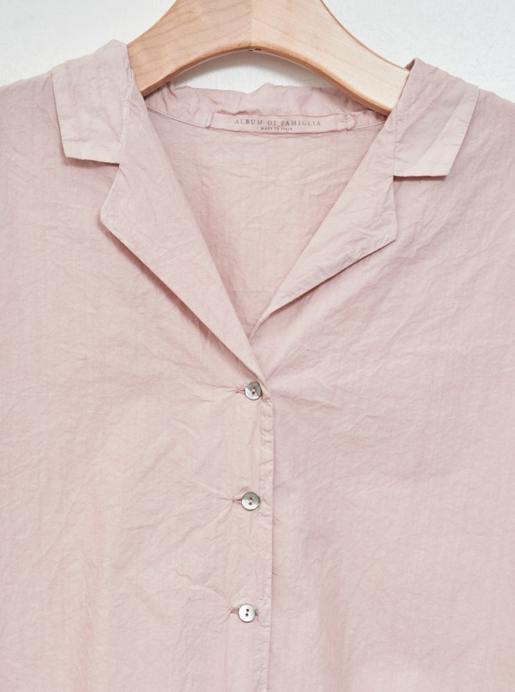Namu Shop - Album di Famiglia Loose Shirt TC - Petal Pink