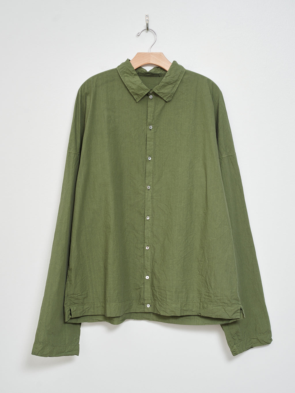 Namu Shop - Album di Famiglia Unisex Collar Shirt TC - Green Lawn