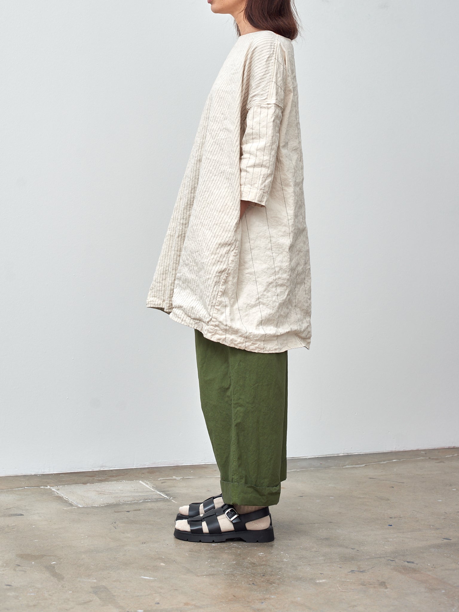 Namu Shop - Album di Famiglia Pinstripe Tunic - Natural