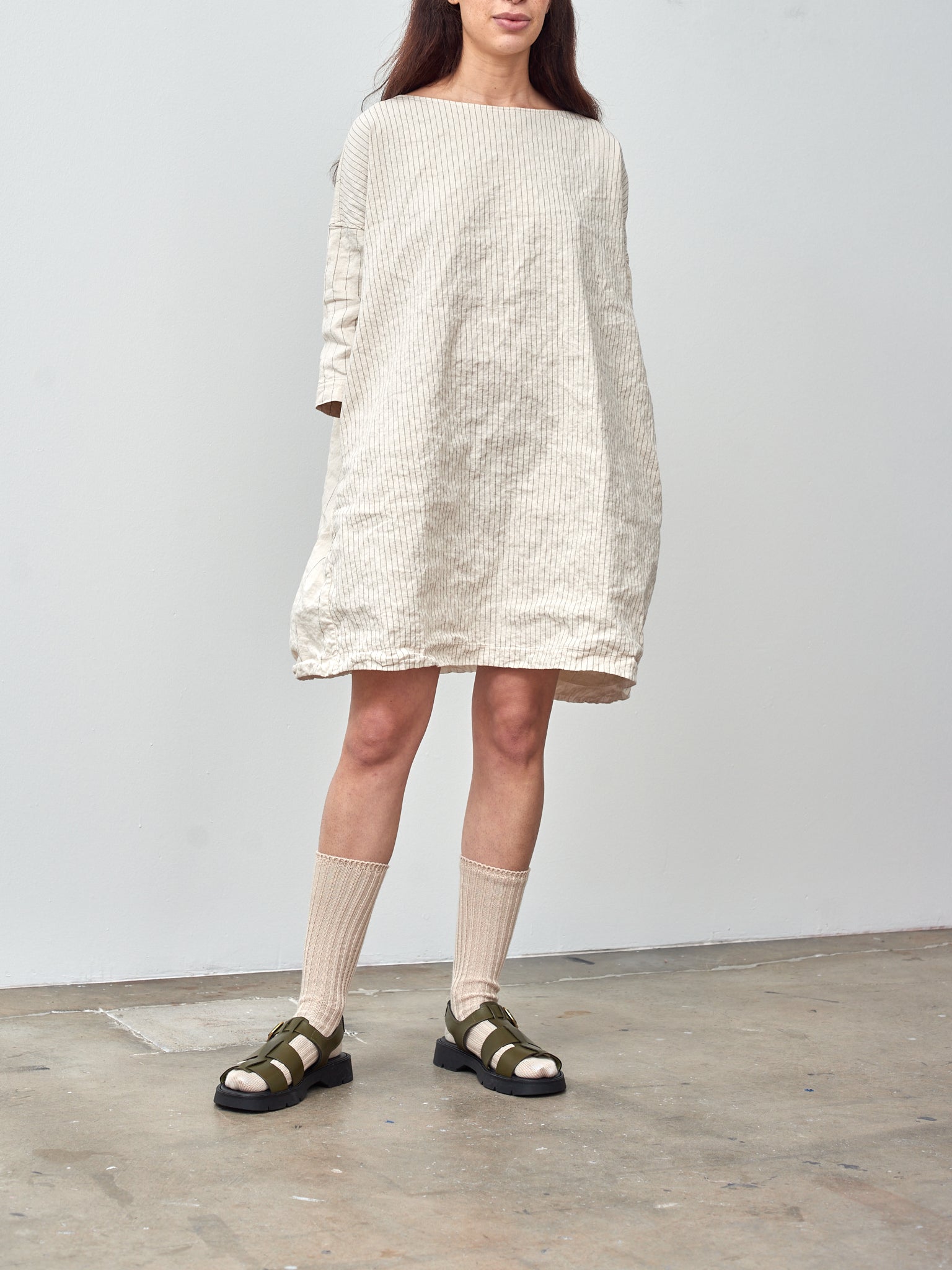 Namu Shop - Album di Famiglia Pinstripe Tunic - Natural