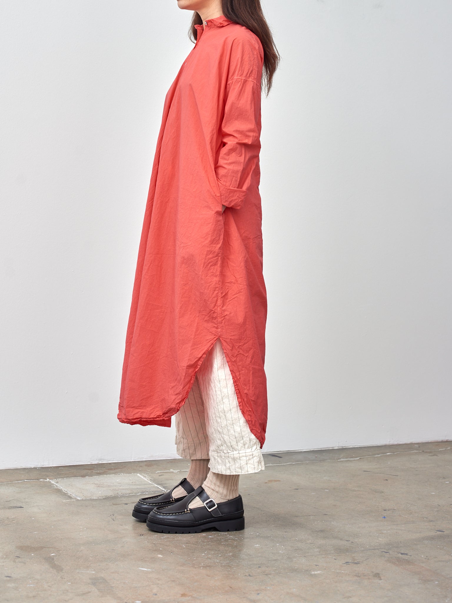 Namu Shop - Album di Famiglia Long Shirt Dress TC - Poppy Red