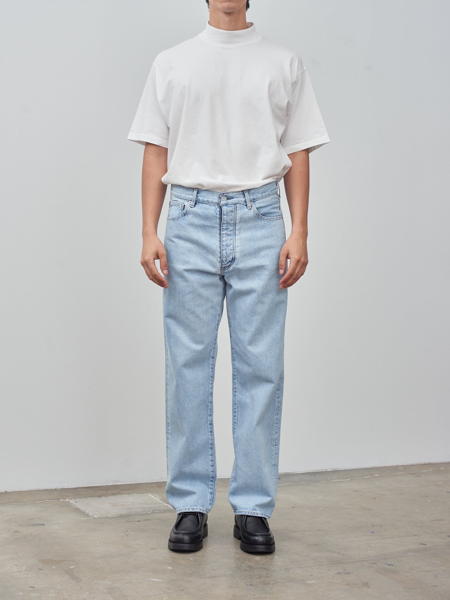 Namu Shop - Yleve 13.5oz Denim Straight Fade - Ice Indigo