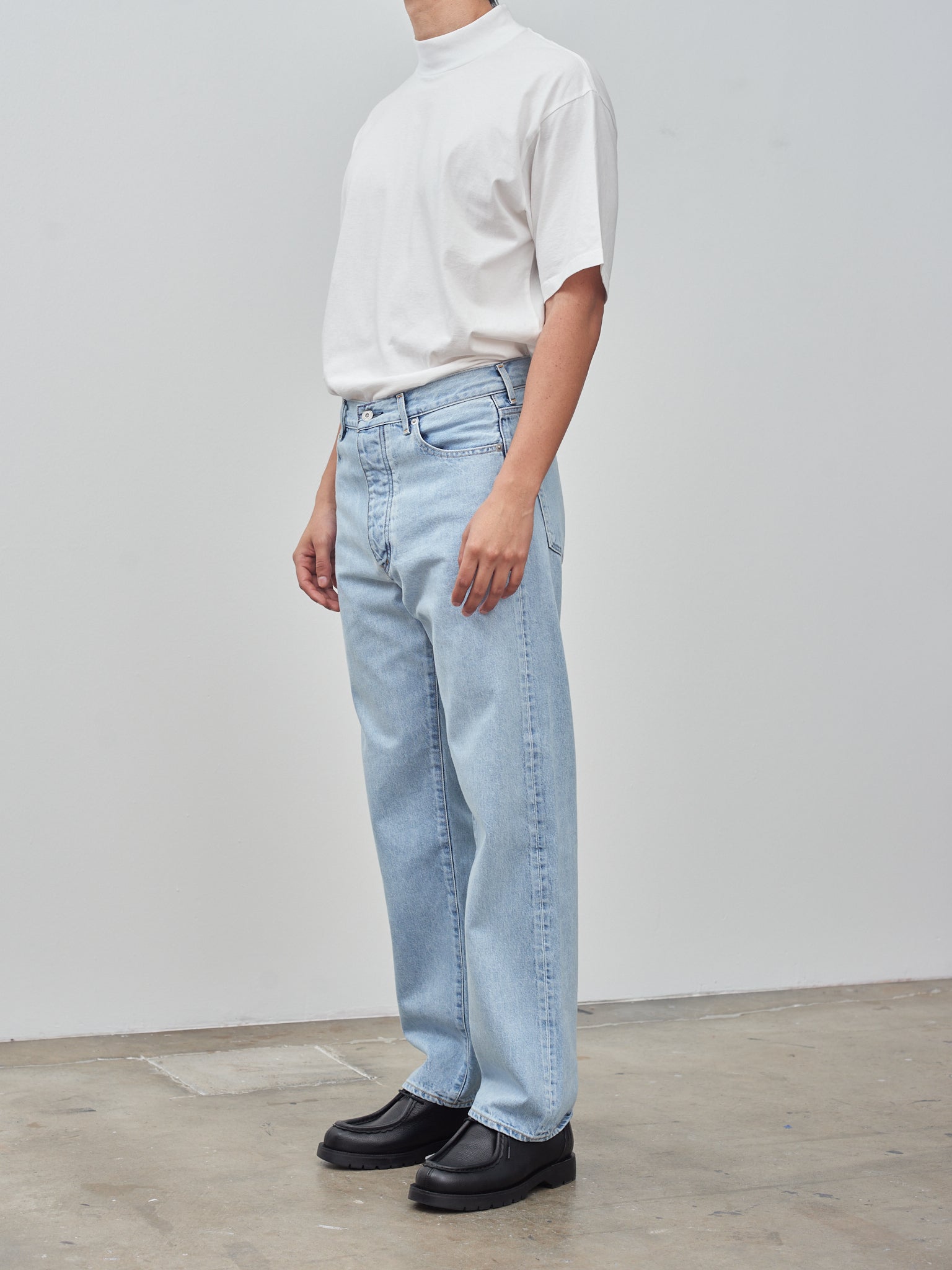 Namu Shop - Yleve 13.5oz Denim Straight Fade - Ice Indigo