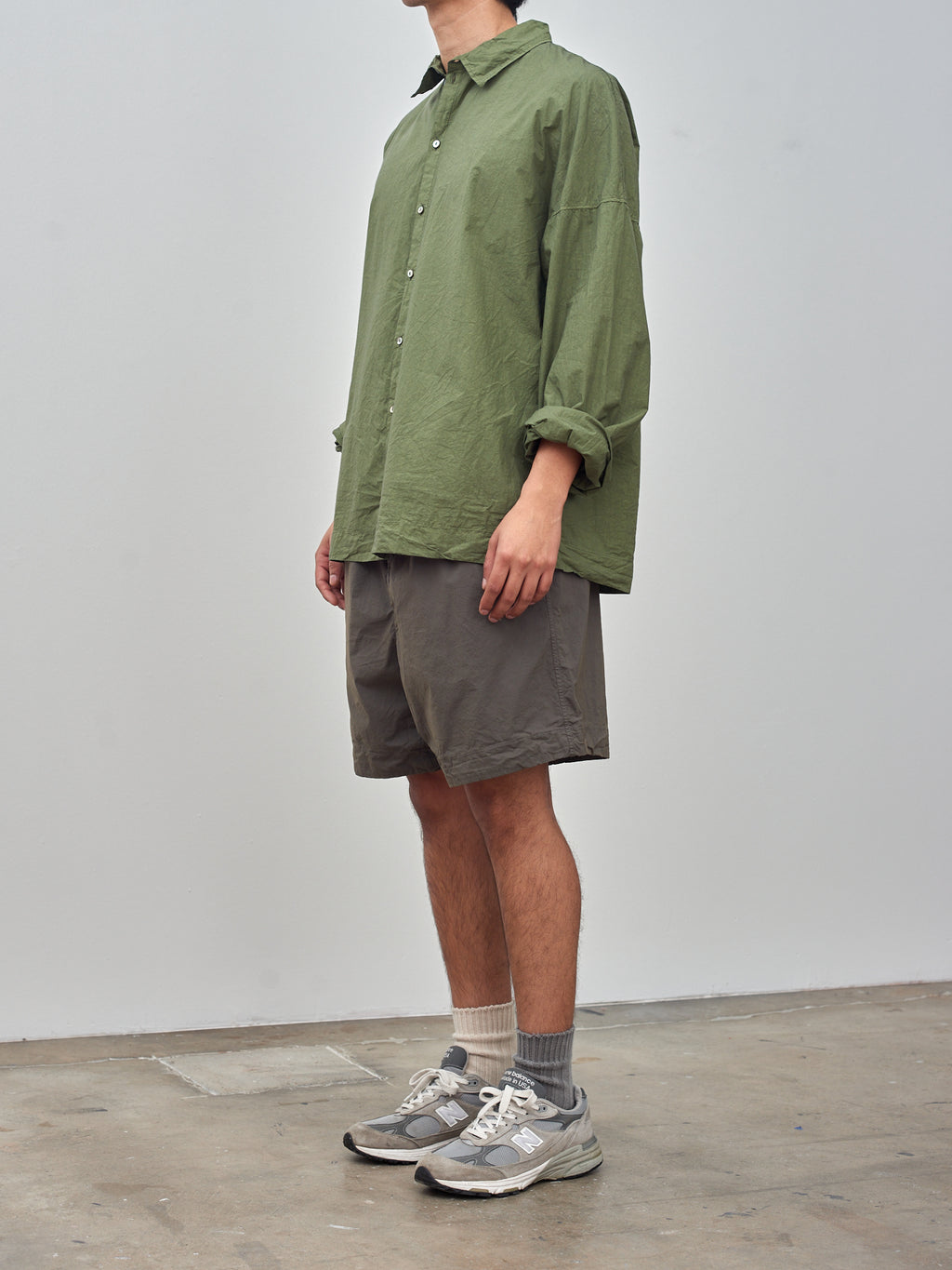 Namu Shop - Album di Famiglia Unisex Collar Shirt TC - Green Lawn