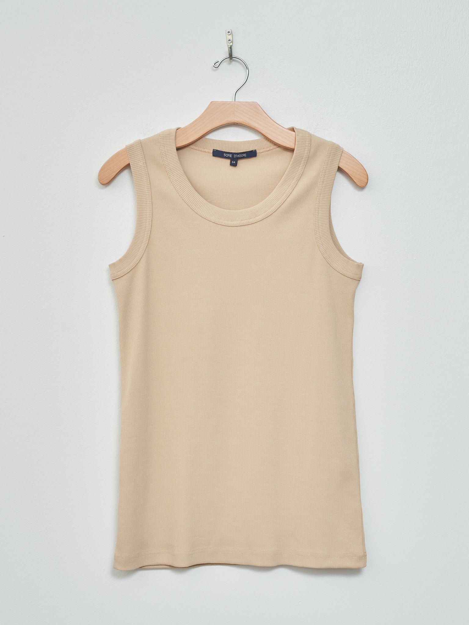 Namu Shop - Sofie D'hoore Cotton Rib Tank - Nude