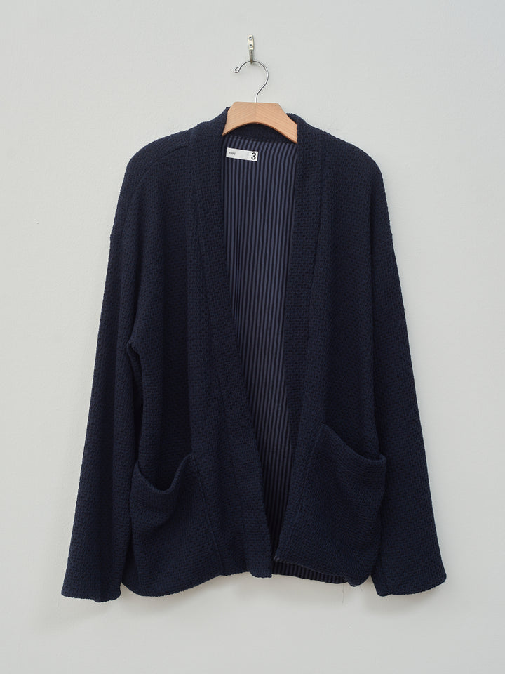 Namu Shop - ts(s) Lined Easy Cardigan - Navy