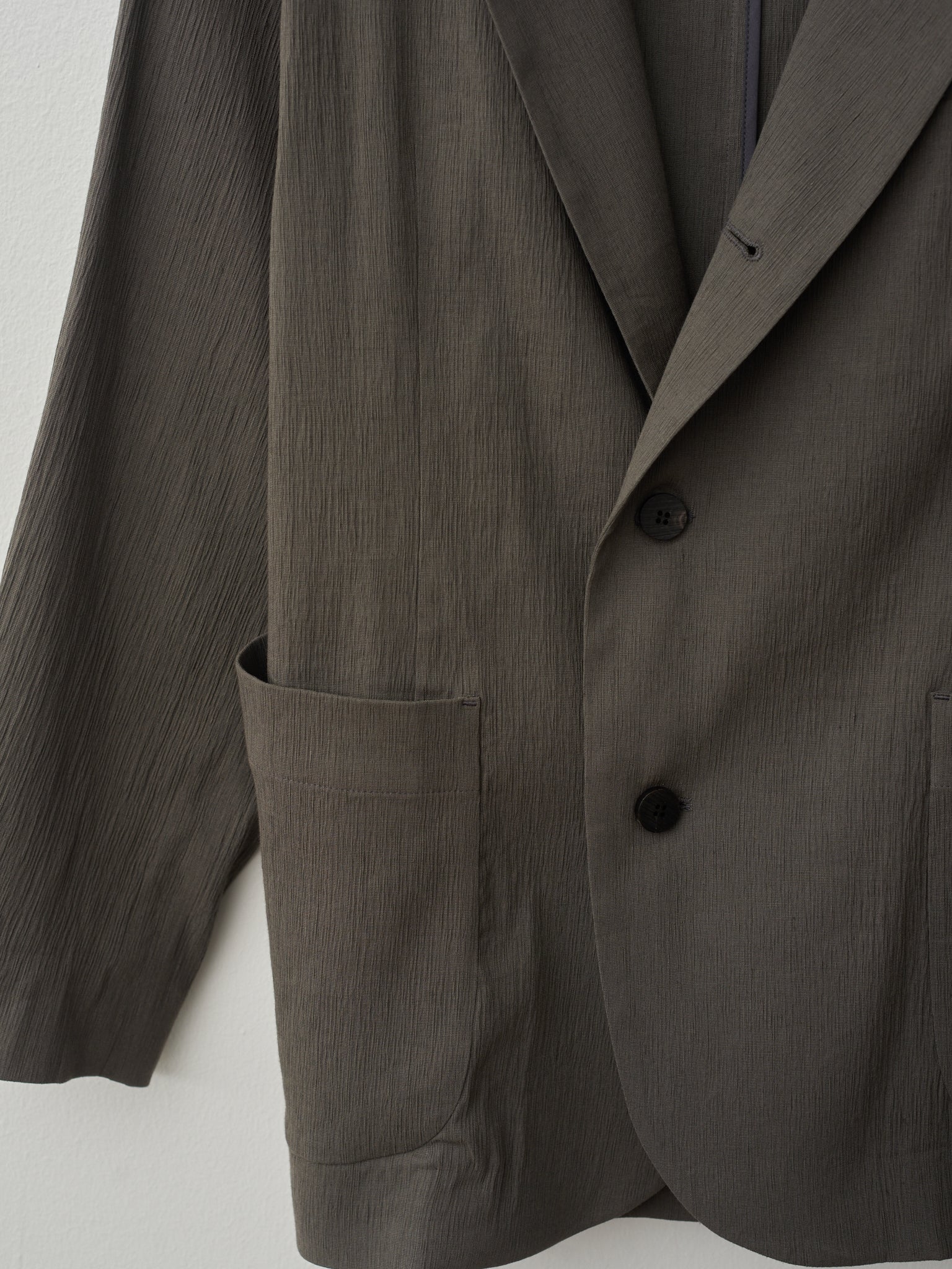 Namu Shop - Document Architect Raglan Jacket - Dark Concrete