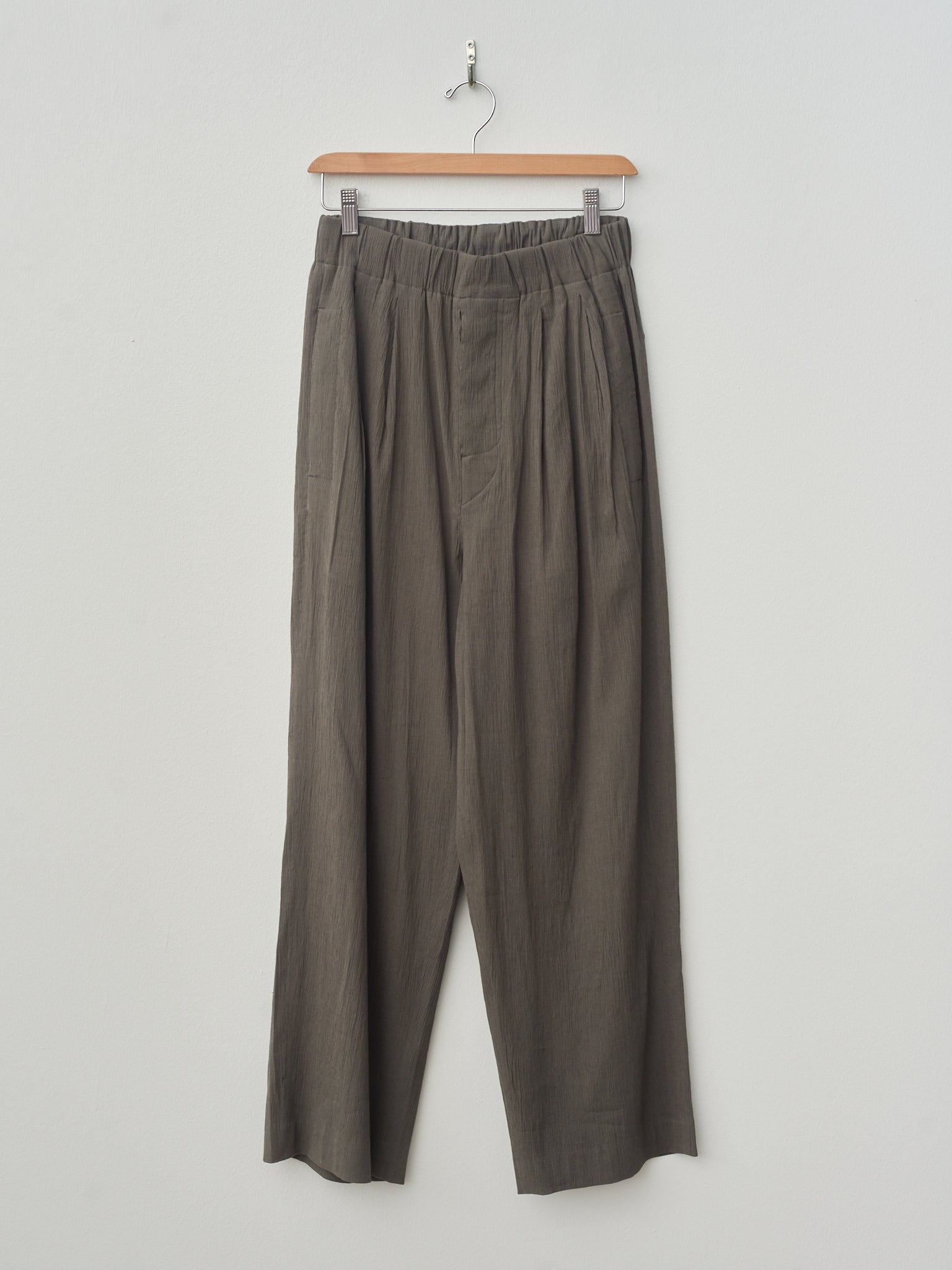 Namu Shop - Document Architect Tucked Pants - Dark Concrete