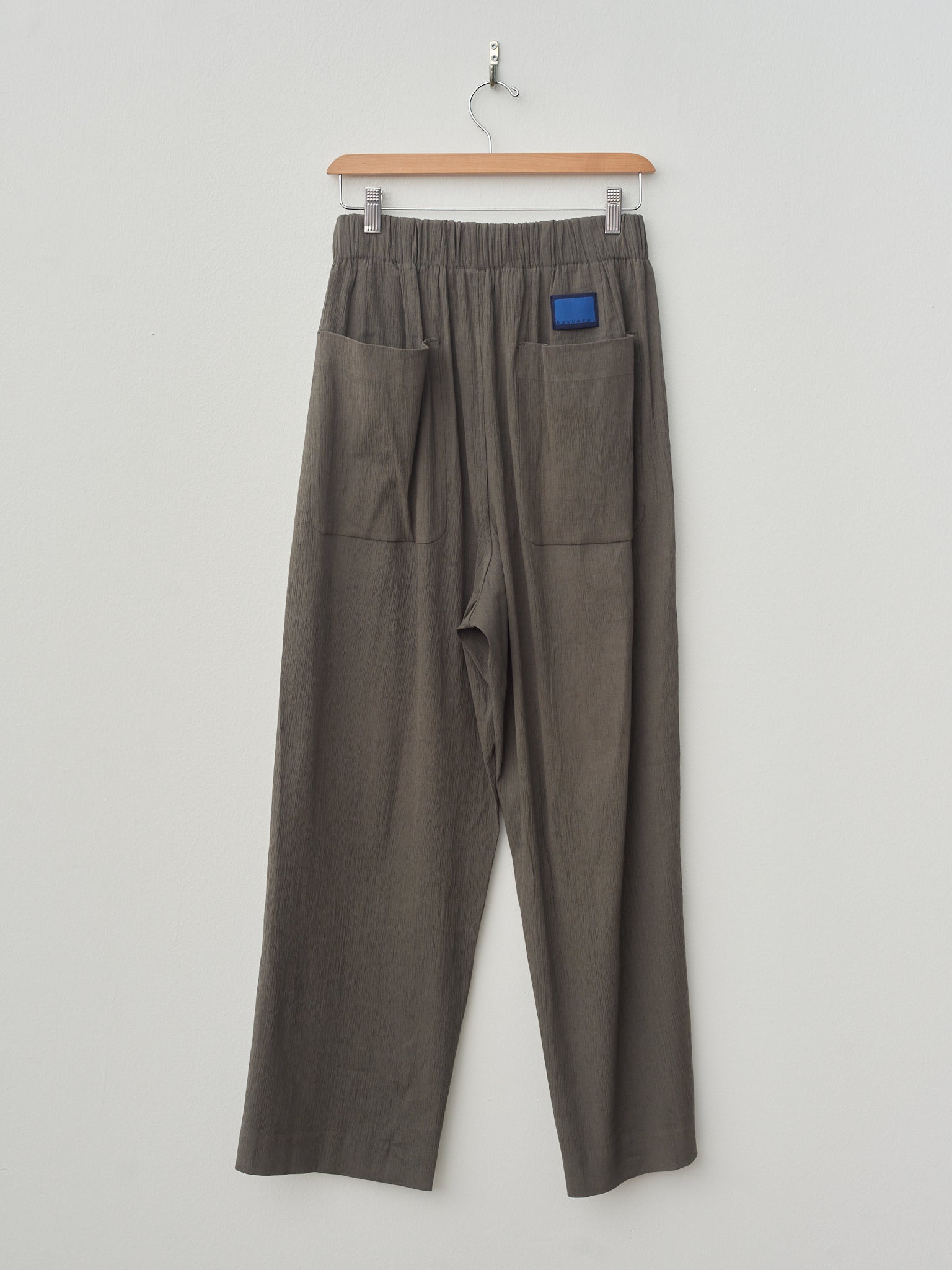 Namu Shop - Document Architect Tucked Pants - Dark Concrete