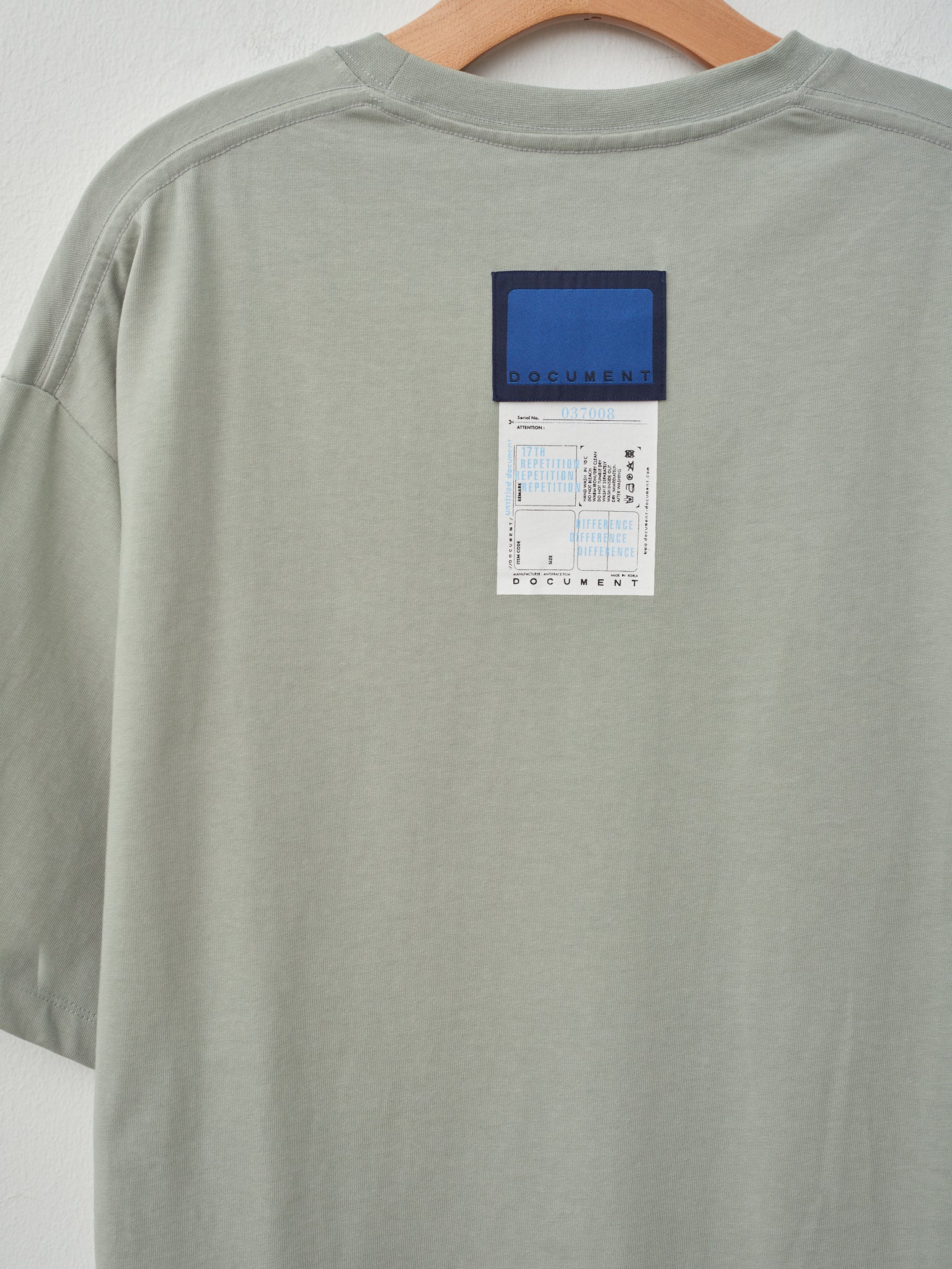 Namu Shop - Document The Documentee - Mercury Grey