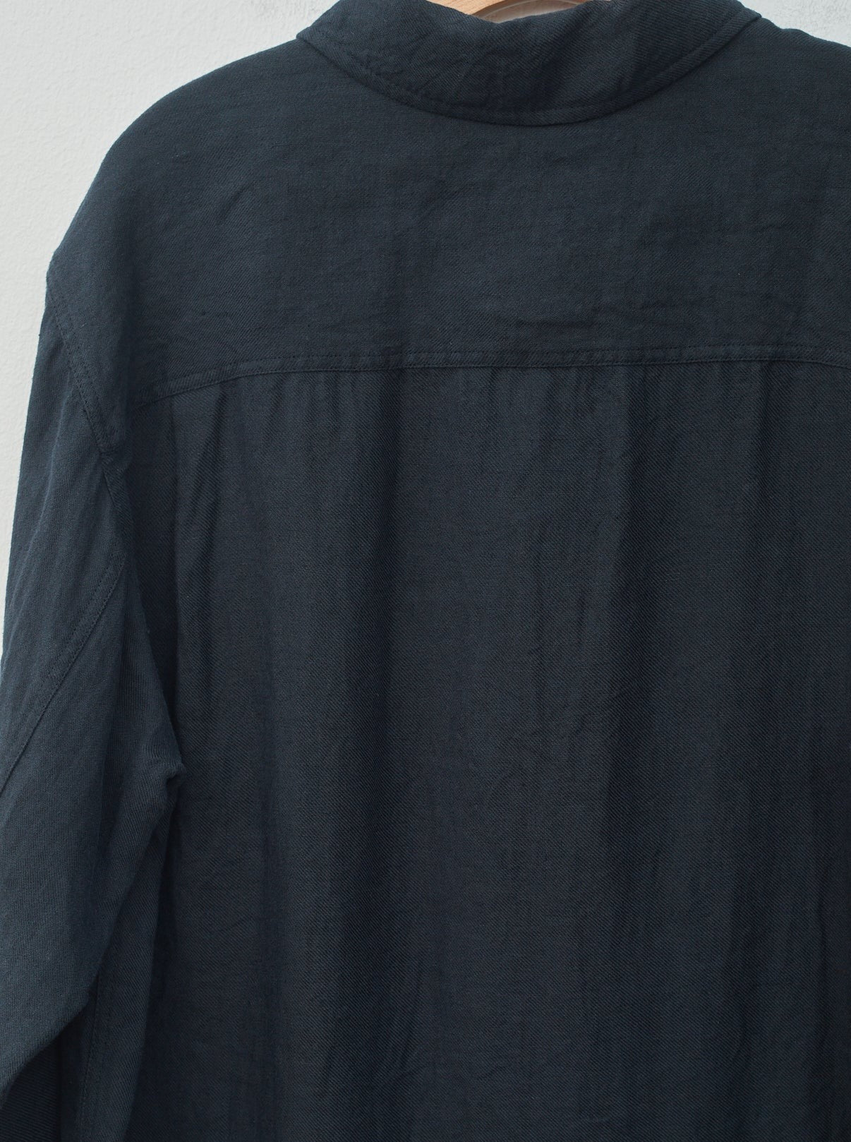 Namu Shop - Document Linen French Shirt - Navy