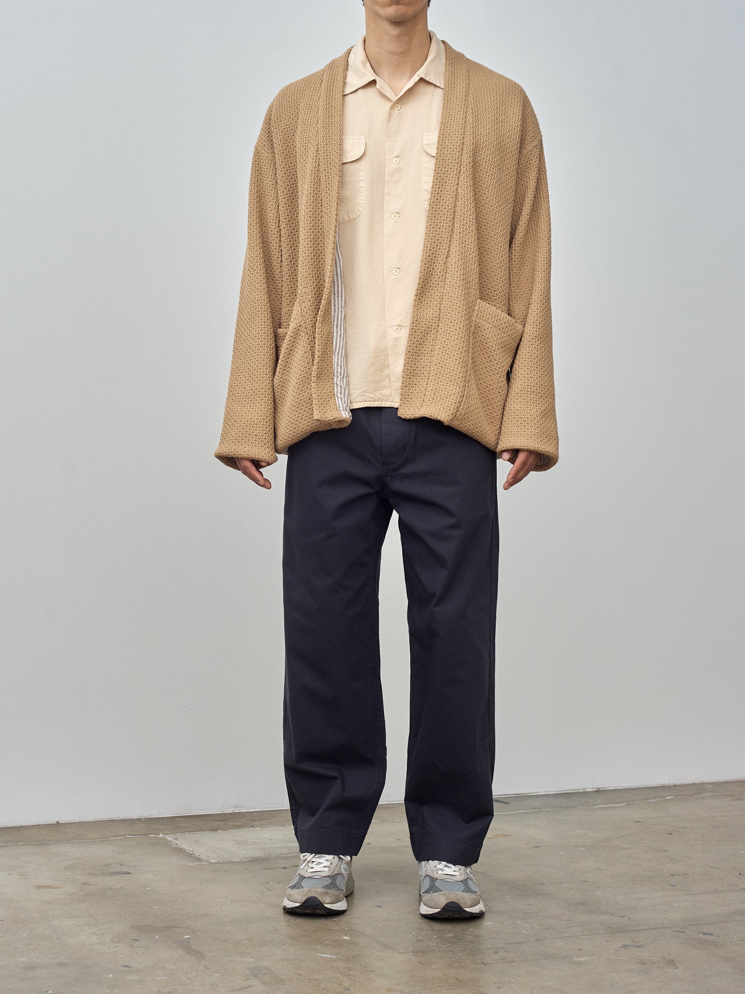 Namu Shop - ts(s) Lined Easy Cardigan - Beige
