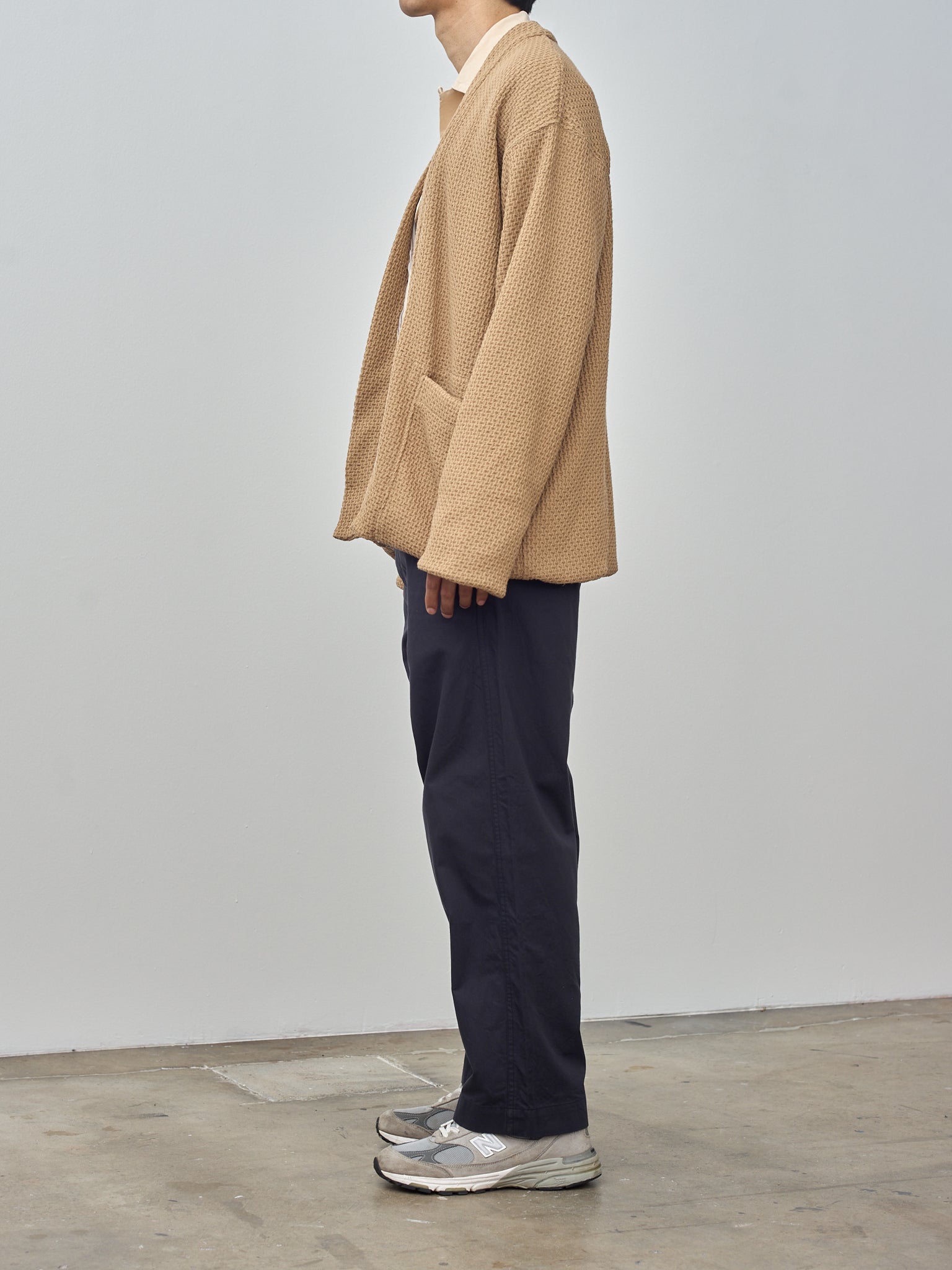 Namu Shop - ts(s) Lined Easy Cardigan - Beige