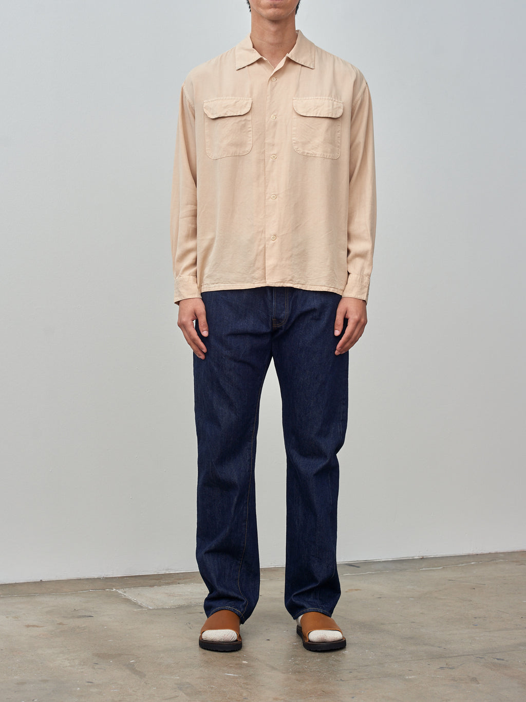 Namu Shop - Ciota Straight 5 Pocket Pants - Navy (One Wash)