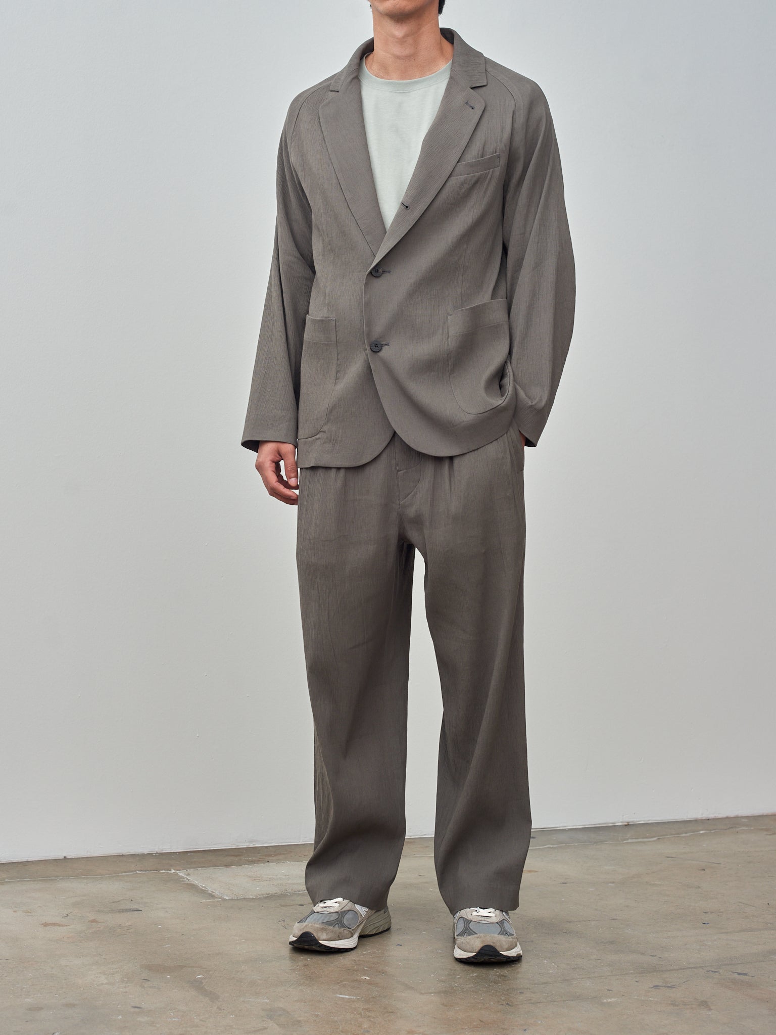 Namu Shop - Document Architect Raglan Jacket - Dark Concrete
