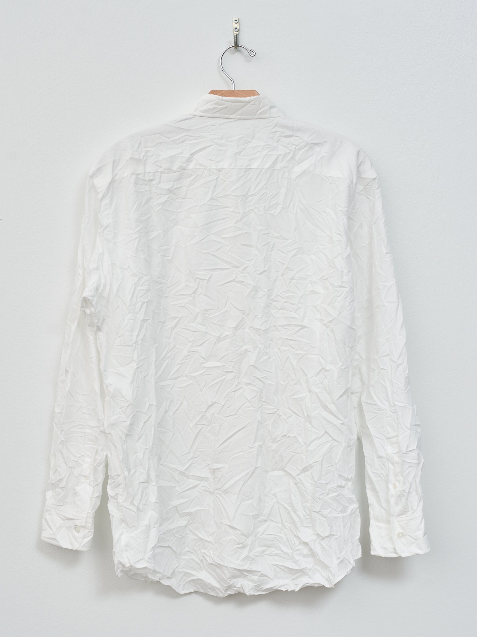 Namu Shop - Auralee Wrinkled Washed Finx Twill Shirt - White