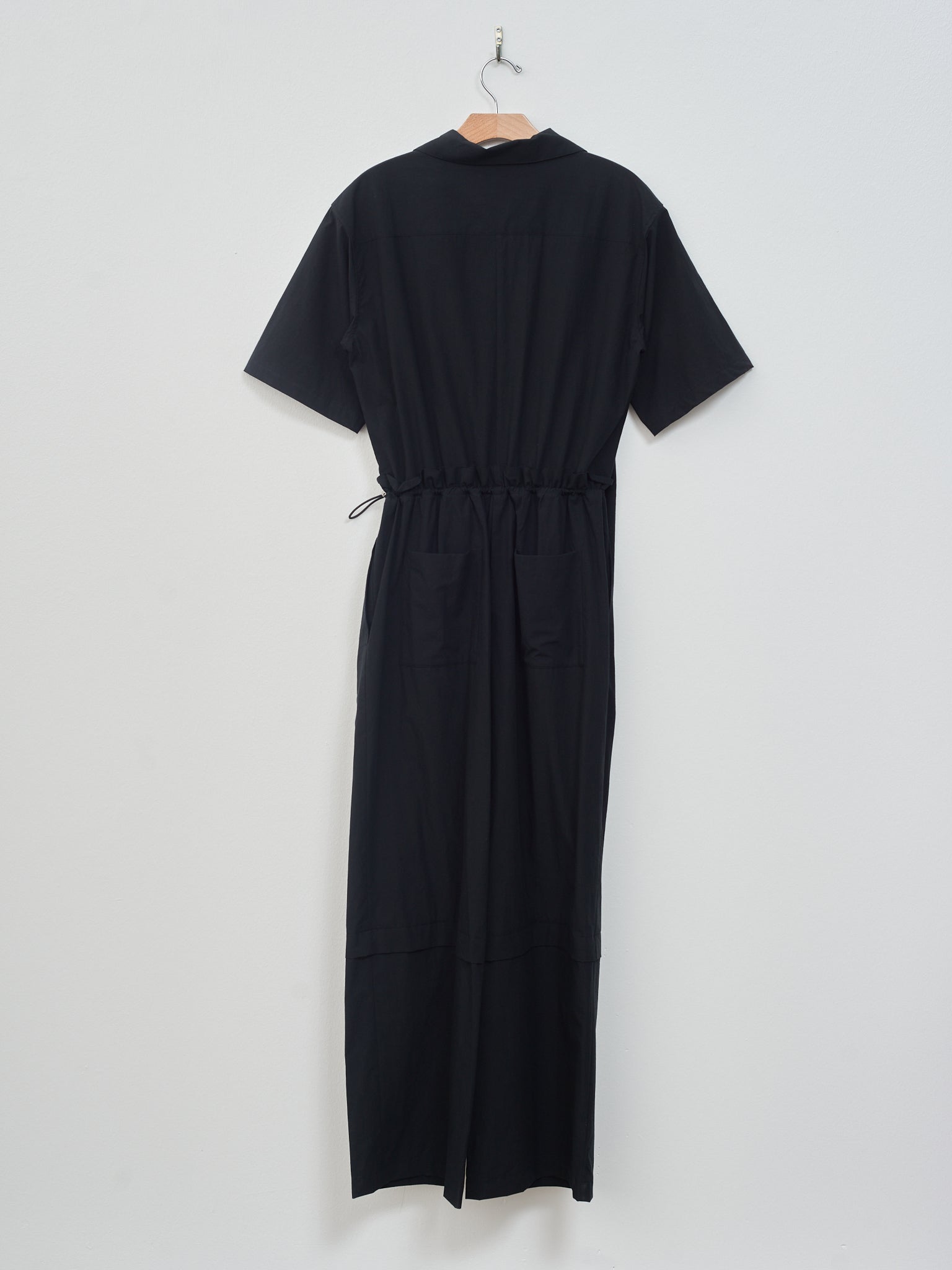 Namu Shop - Sayaka Davis Open Collar Jumpsuit - Black