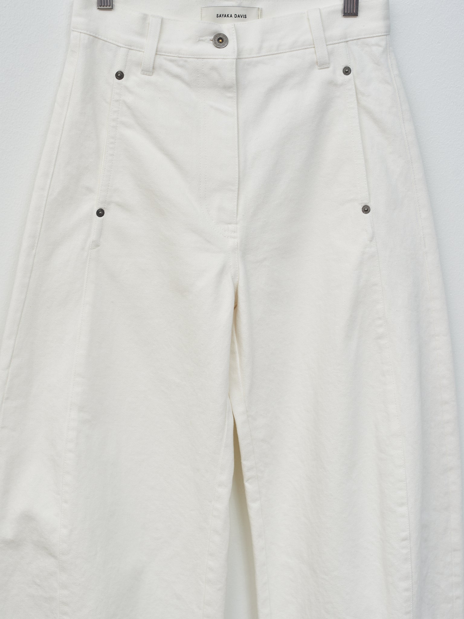 Namu Shop - Sayaka Davis Barrel Pants - Off White