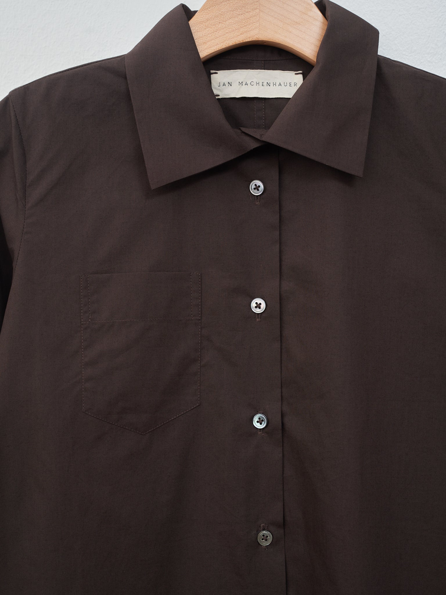 Namu Shop - Jan Machenhauer Clara Shirt - Espresso