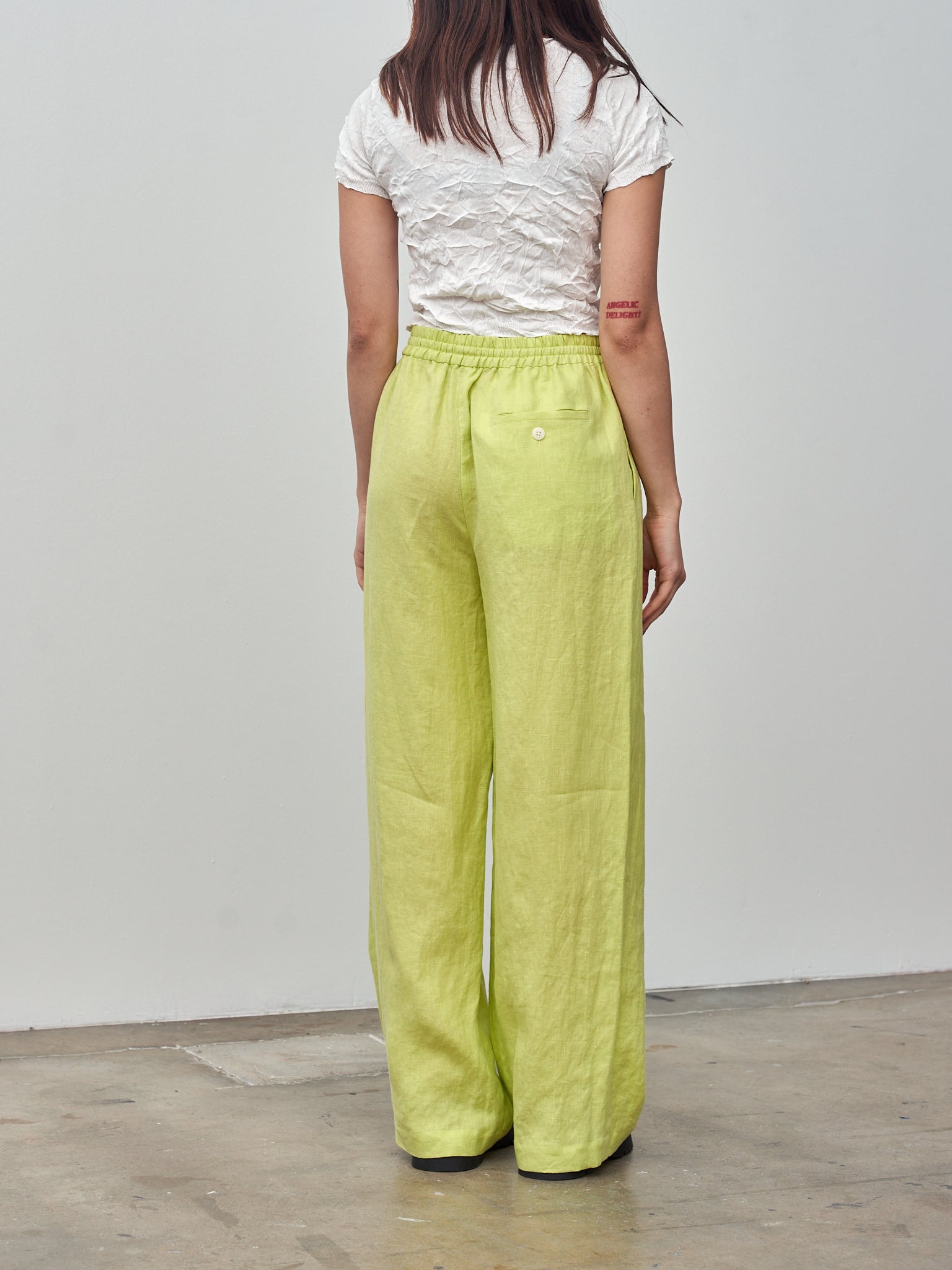 Namu Shop - Sayaka Davis Pull On Pants - Acid Lime