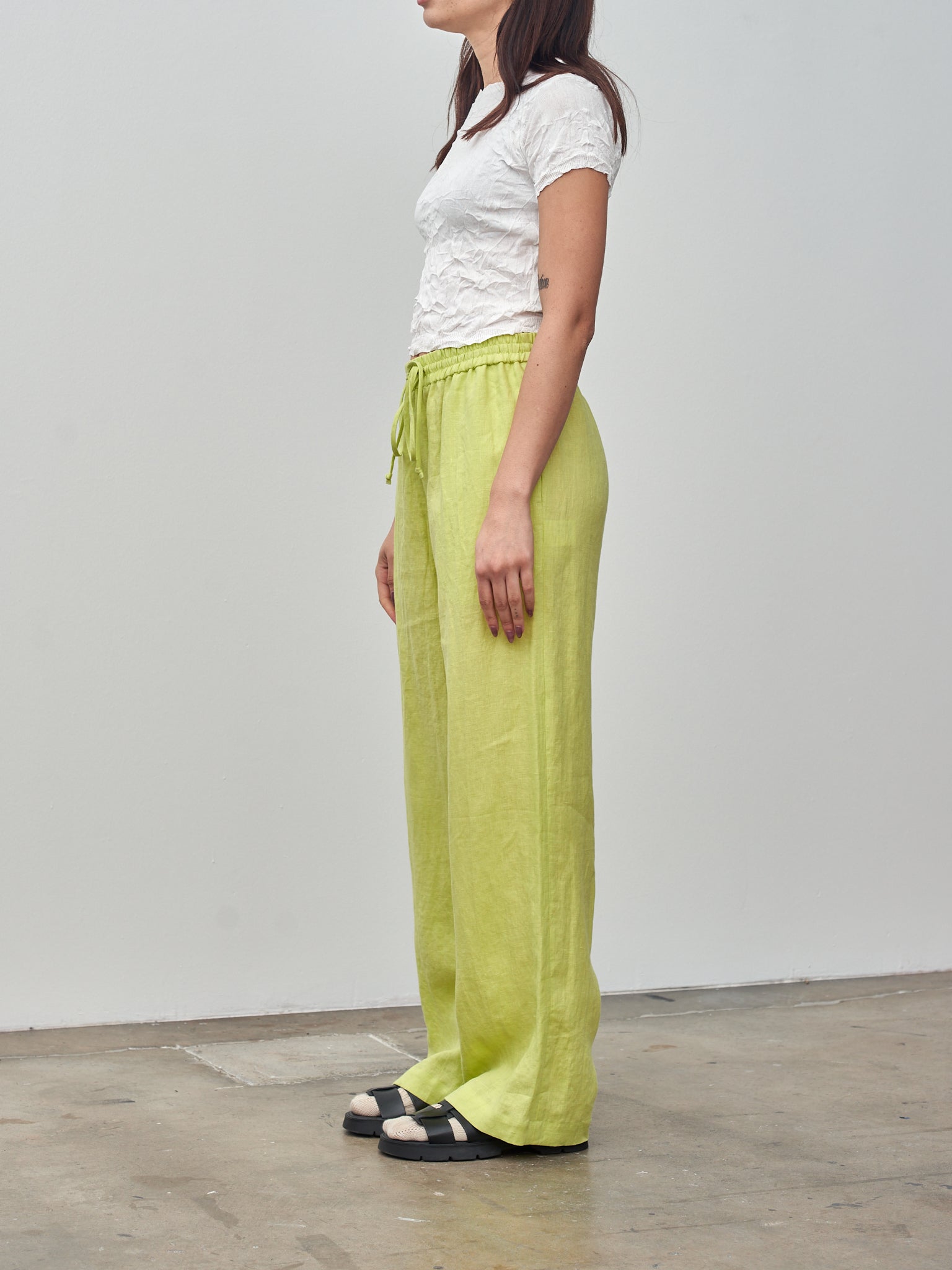 Namu Shop - Sayaka Davis Pull On Pants - Acid Lime
