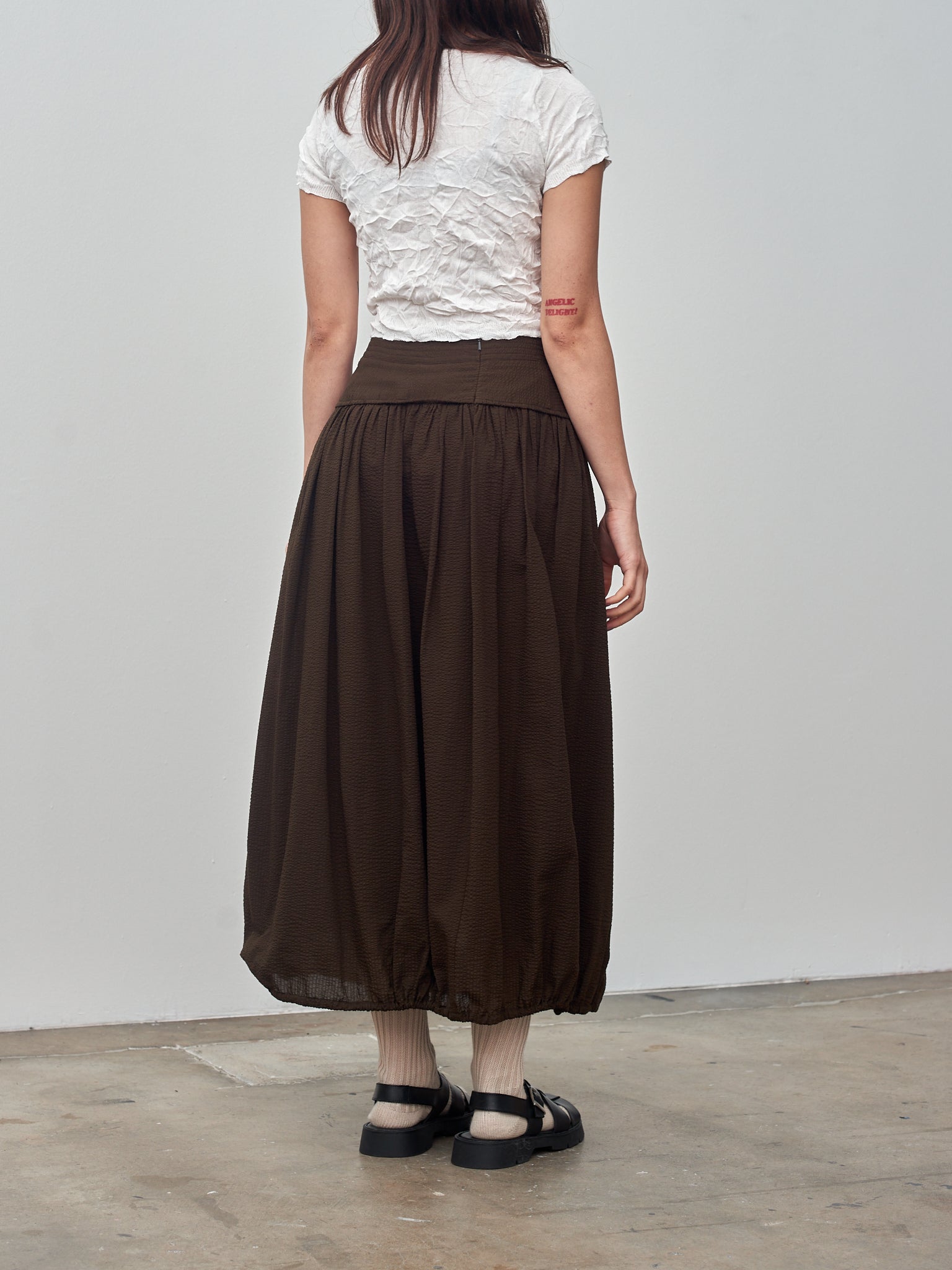 Namu Shop - Sayaka Davis Balloon Skirt - Chocolate