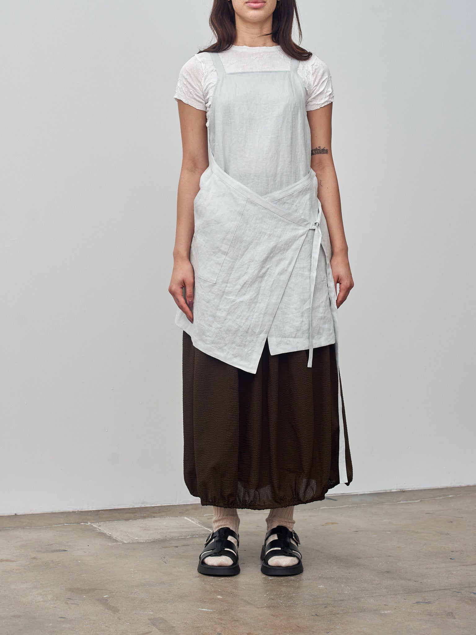 Namu Shop - Sayaka Davis Wrapped Mini Dress - Ice