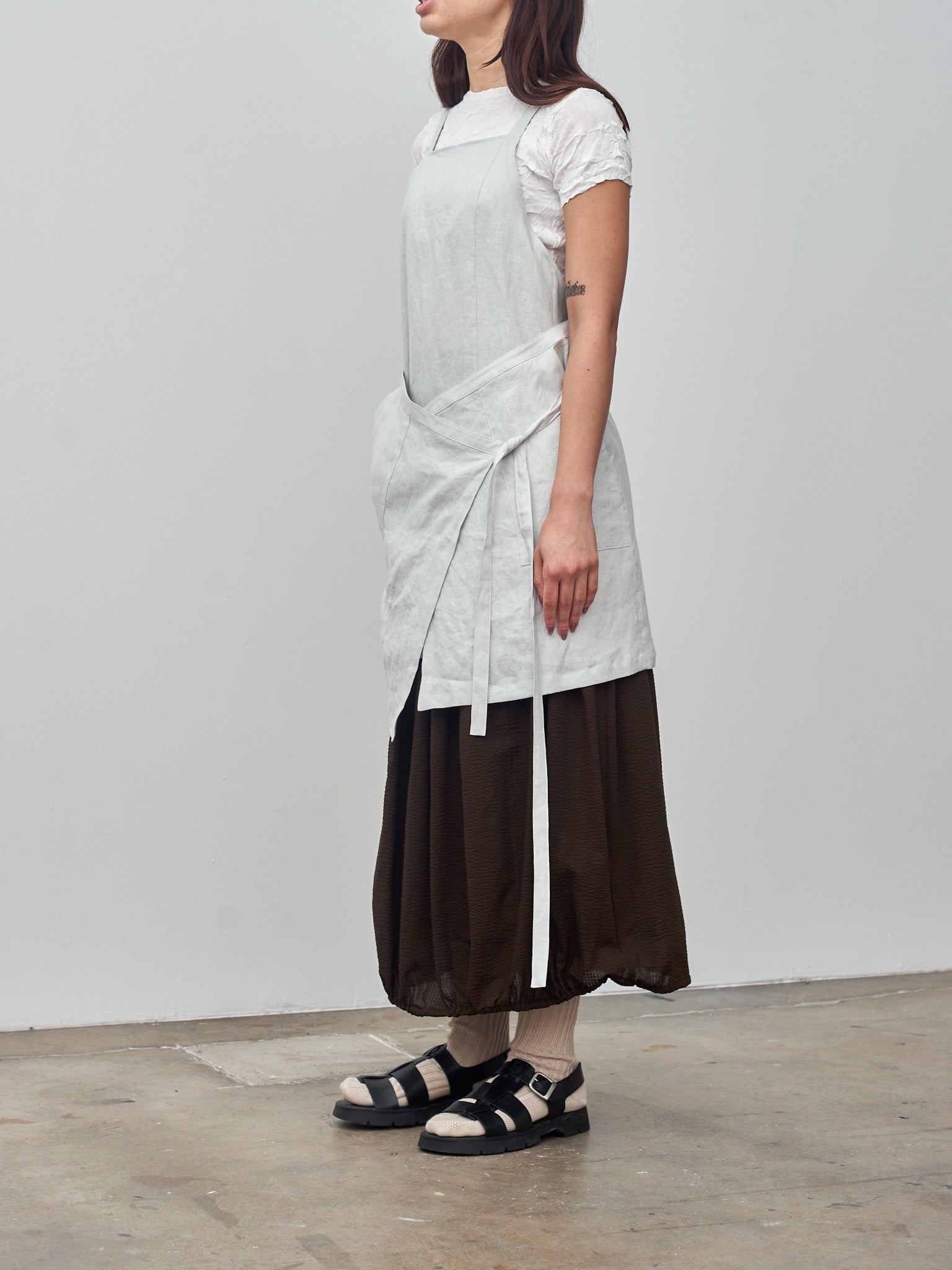 Namu Shop - Sayaka Davis Wrapped Mini Dress - Ice