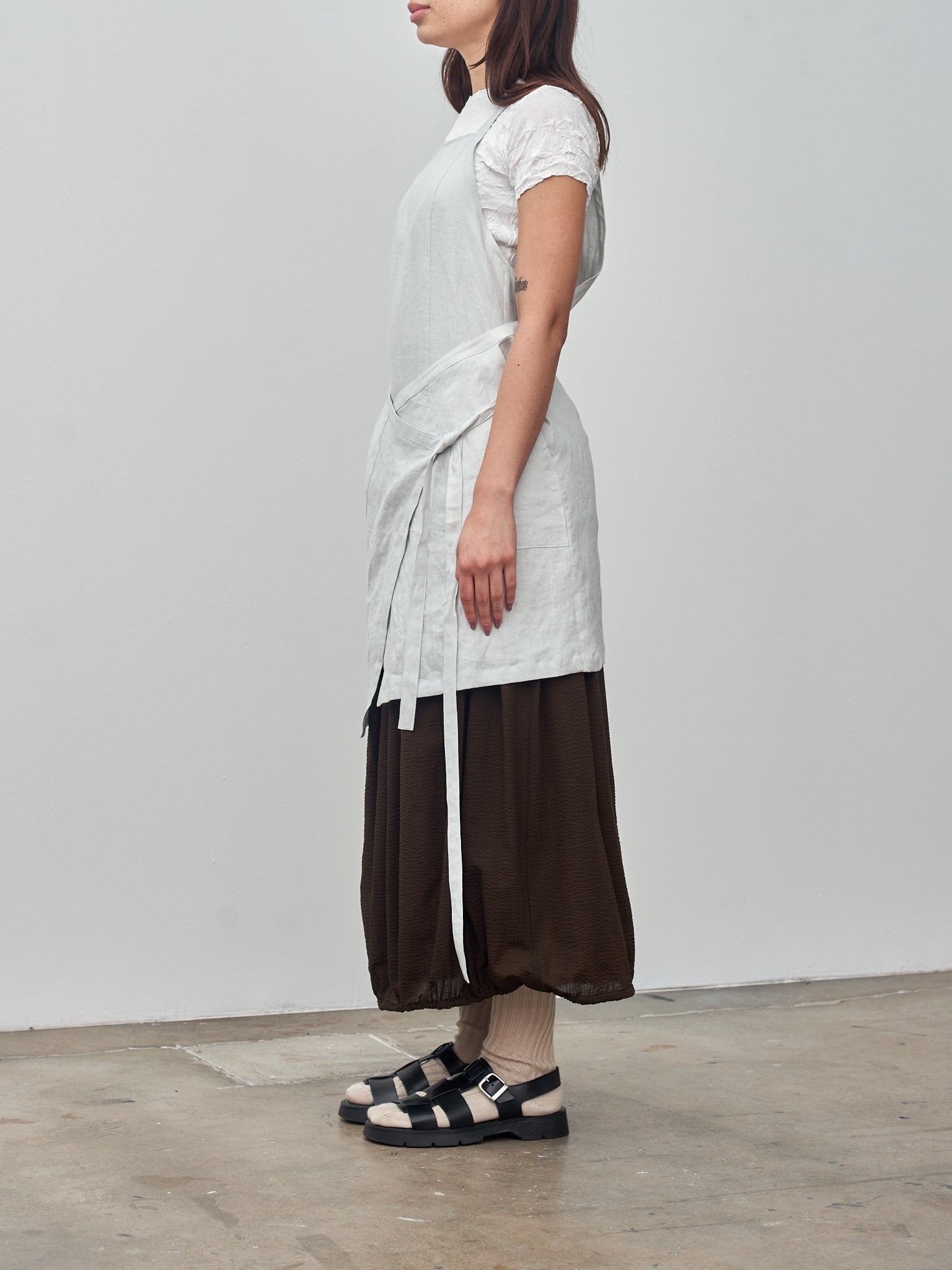 Namu Shop - Sayaka Davis Wrapped Mini Dress - Ice