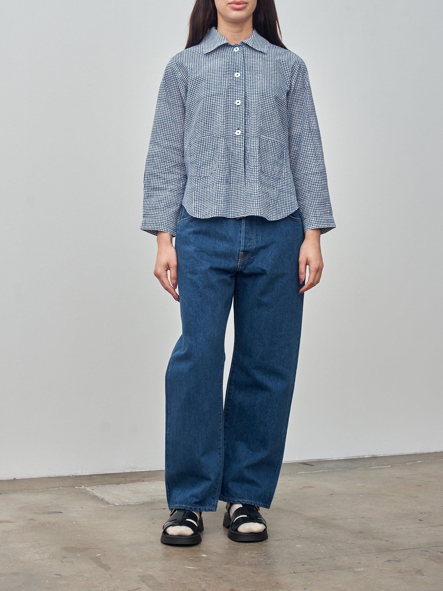 Namu Shop - Jan Machenhauer Kika Shirt Jacket - Blue