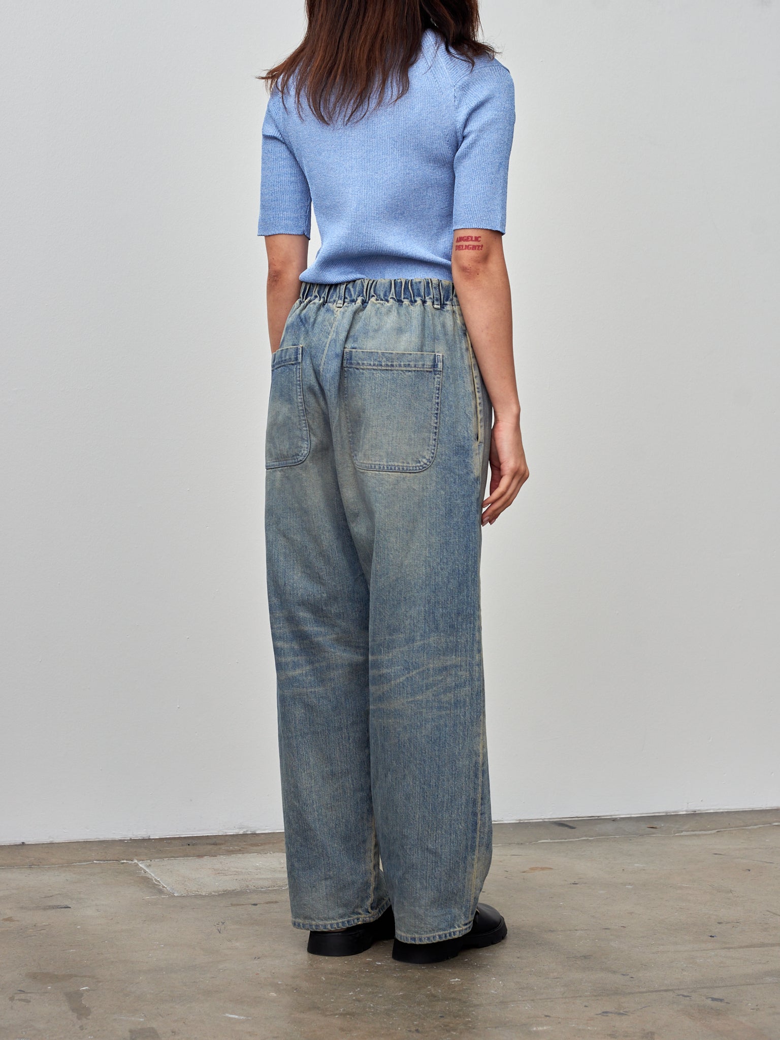Namu Shop - Yoko Sakamoto Denim Trousers - Fade Indigo