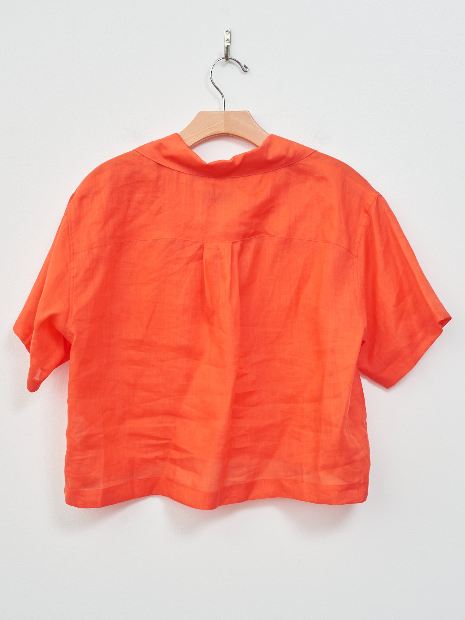 Namu Shop - Sayaka Davis Sheer Cropped Shirt - Orange