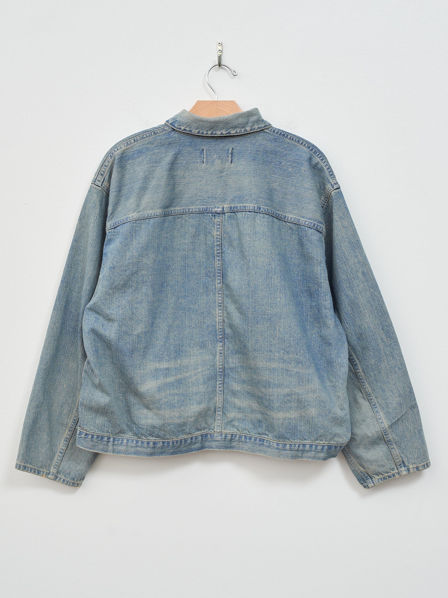 Namu Shop - Yoko Sakamoto Denim Blouse Jacket - Fade Indigo