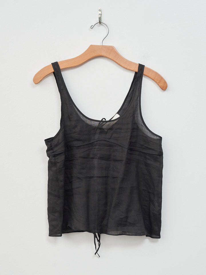 Namu Shop - Sayaka Davis Sheer Tank Top - Black