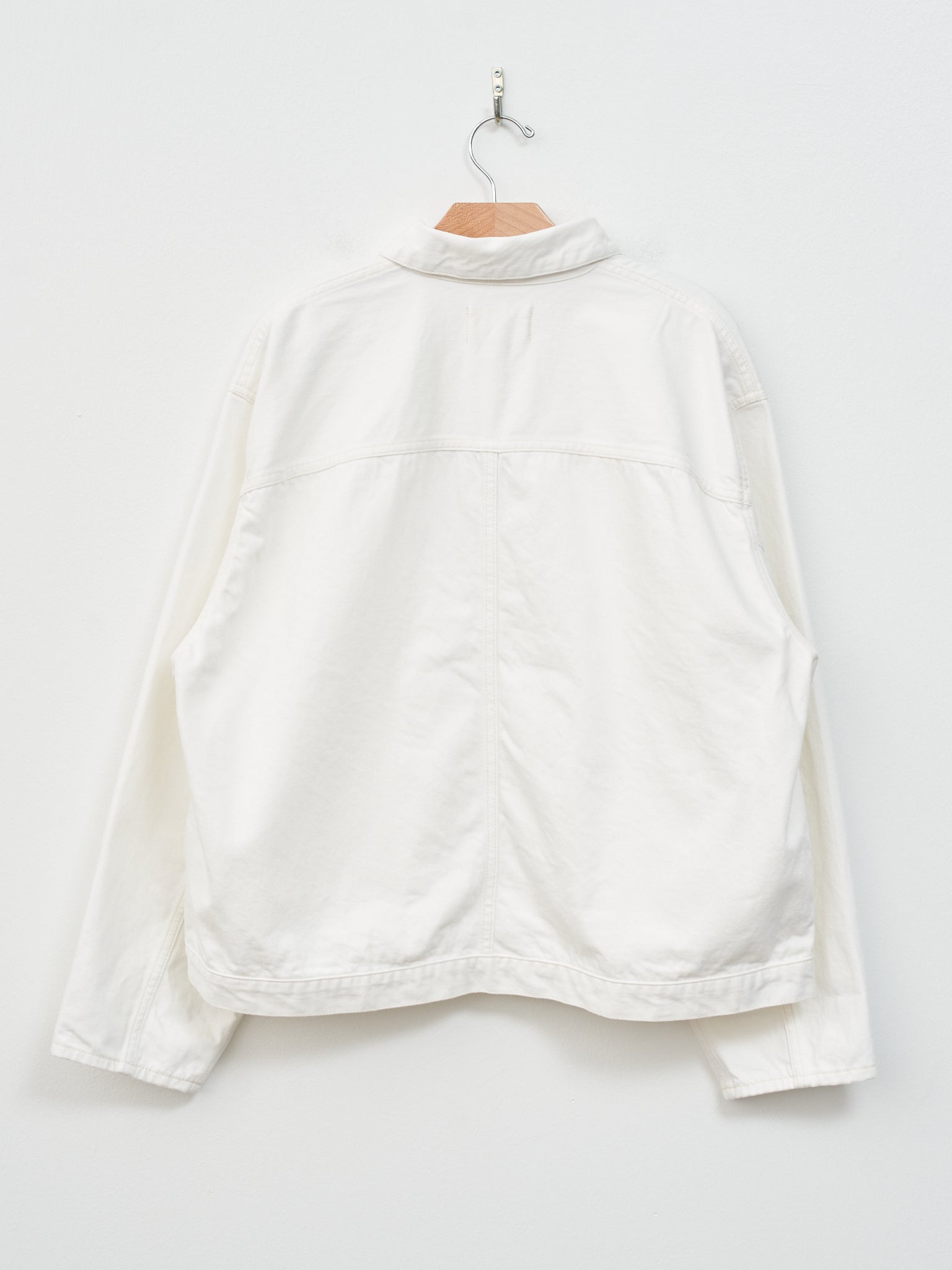Namu Shop - Yoko Sakamoto Denim Blouse Jacket - White (One Wash)
