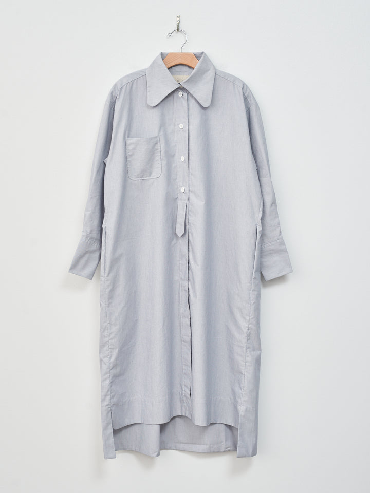 Namu Shop - Studio de Lostanges Long Collar Dress - Blue Stripe