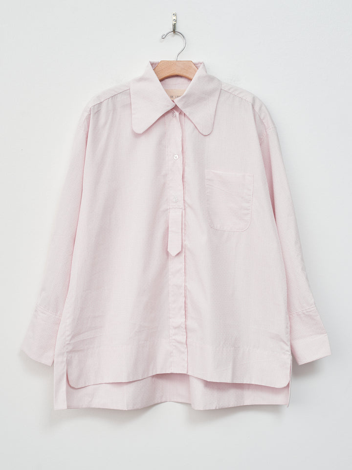 Namu Shop - Studio de Lostanges Long Collar Shirt - Red Check