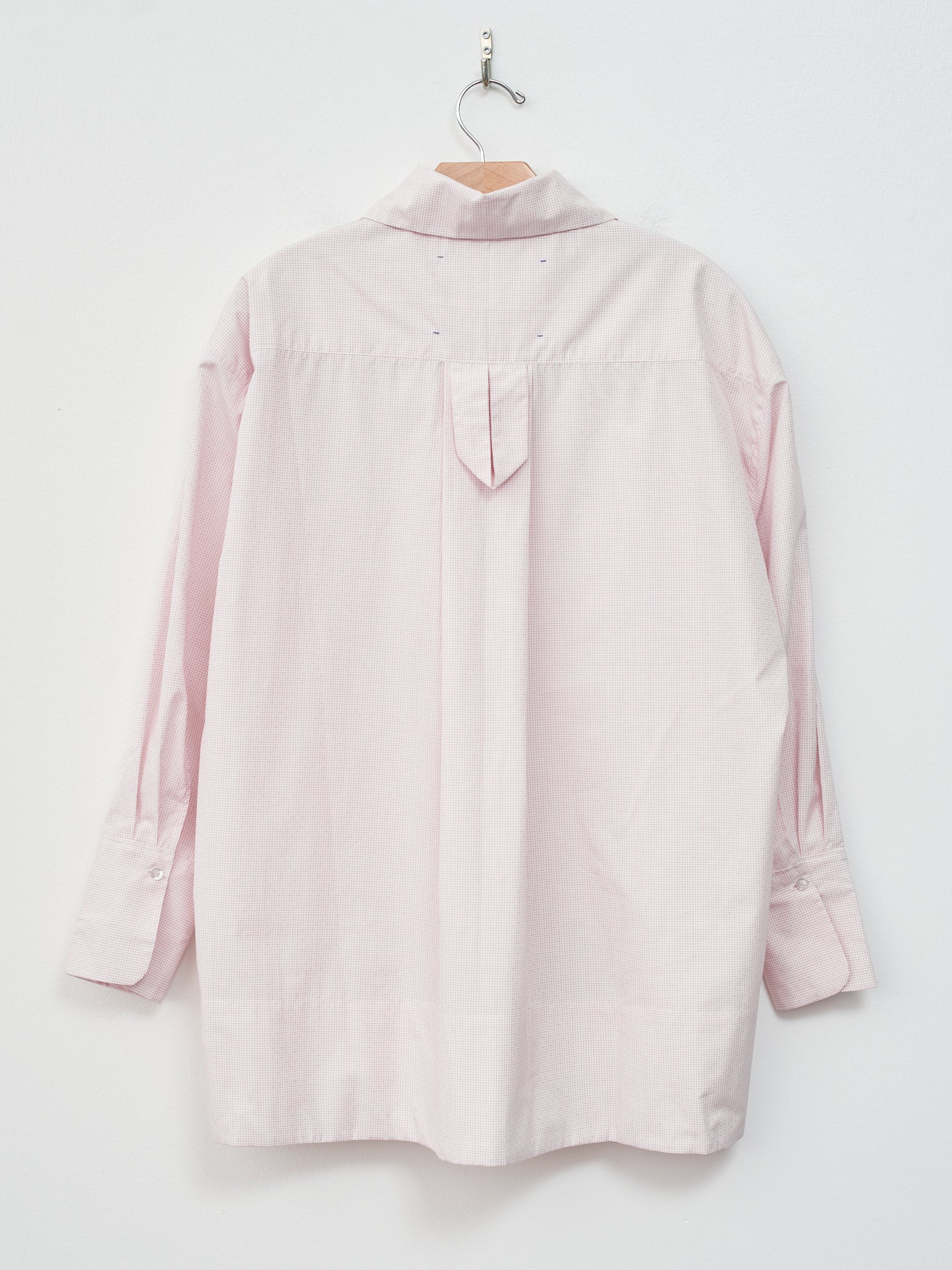 Namu Shop - Studio de Lostanges Long Collar Shirt - Red Check