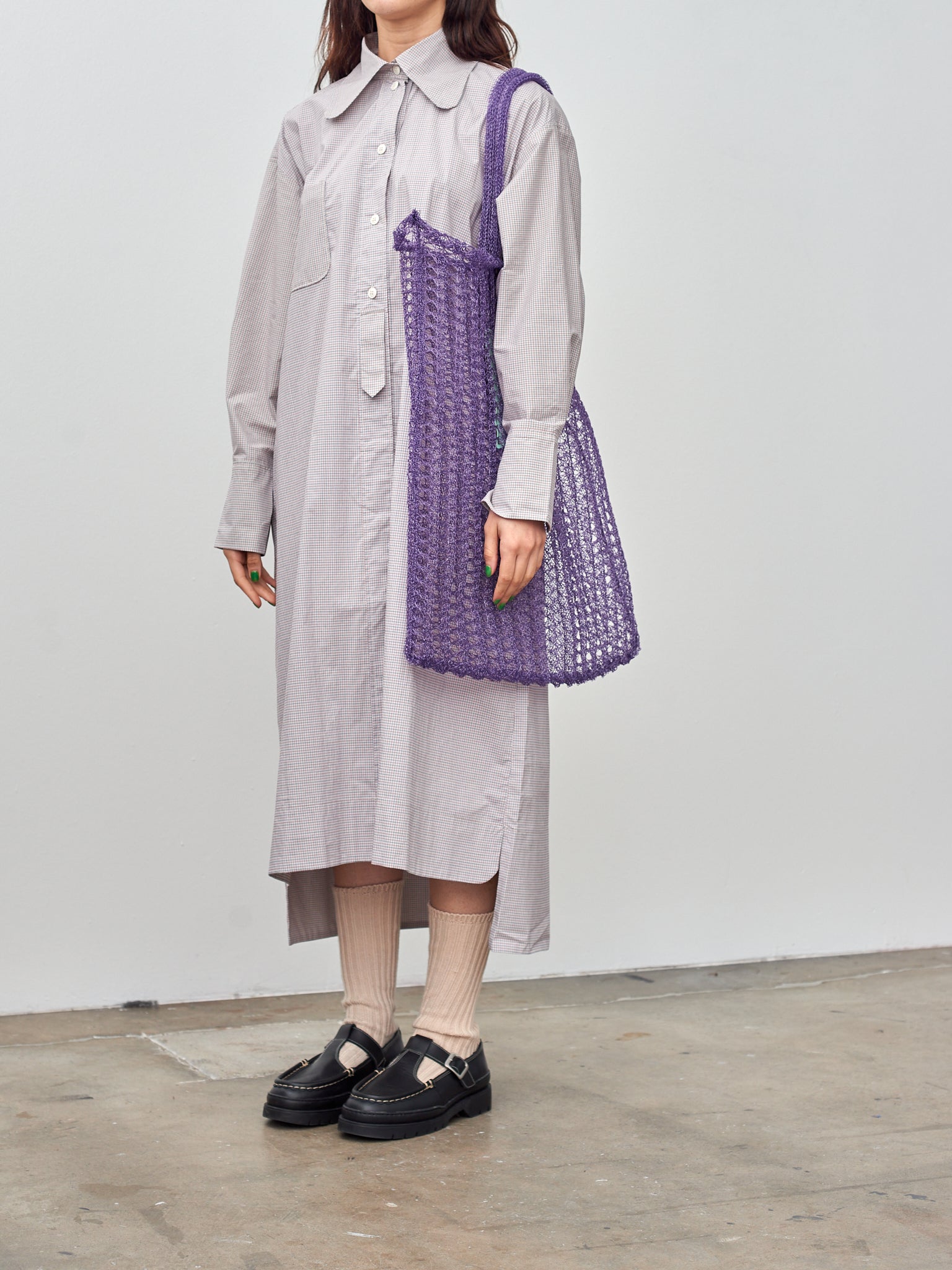 Namu Shop - Bielo Mesh Tote Bag - Lilac
