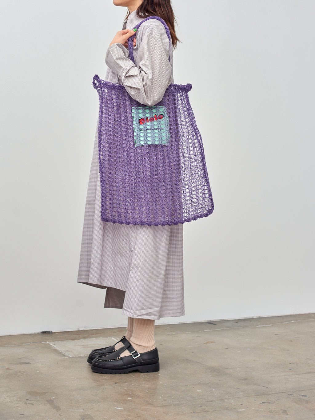 Namu Shop - Bielo Mesh Tote Bag - Lilac